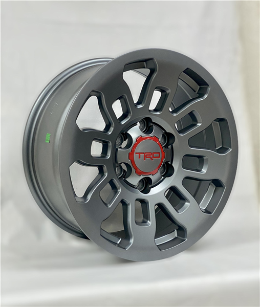 AAM-001 PRO STYLE TRD REPLICA TR2 17X8+15 6X139.7 C.B 106.10 MATT GUNMETAL