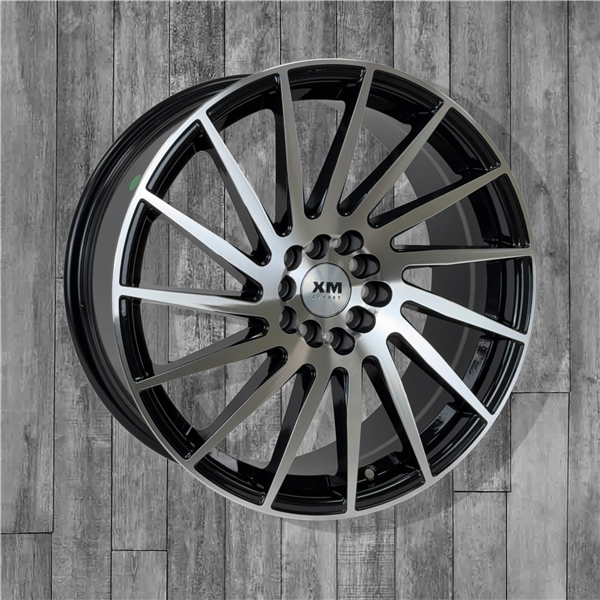 XM STREET XM-818 18X8+40 5X100+5X114.3 C.B 73.10 BLACK MACHINE FACE