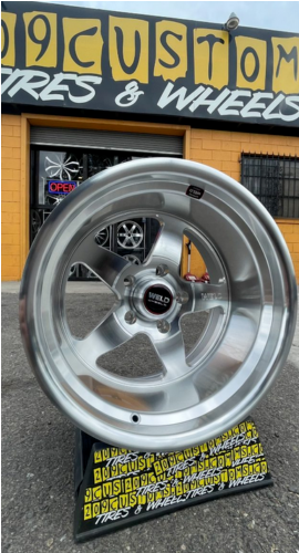 Set of 4 17" WELD VENTURA S105 POLISHED 17X11-44 5X127 5X5 Chevy OBS 1500 C-10 (WHEELS ONLY)