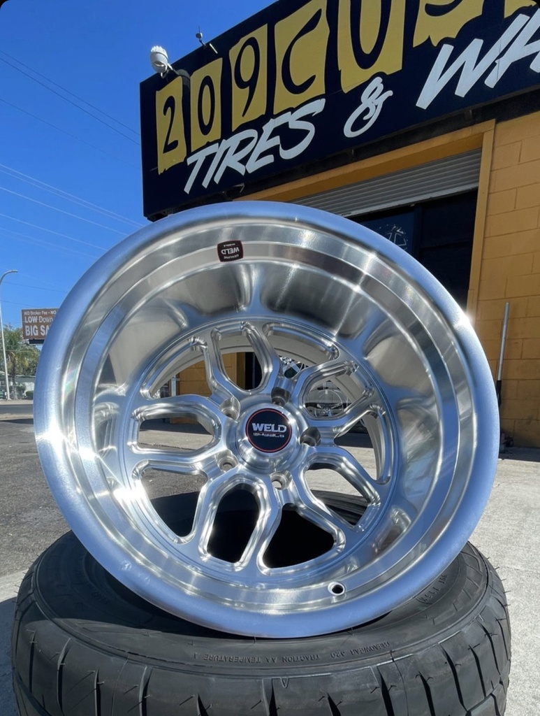 Set of 4 17" WELD LAGUNA S114 POLISHED 17X11-44 5X127 5X5 Chevy OBS 1500 C-10 315-35-17 TOYO TIRES INCLUDED