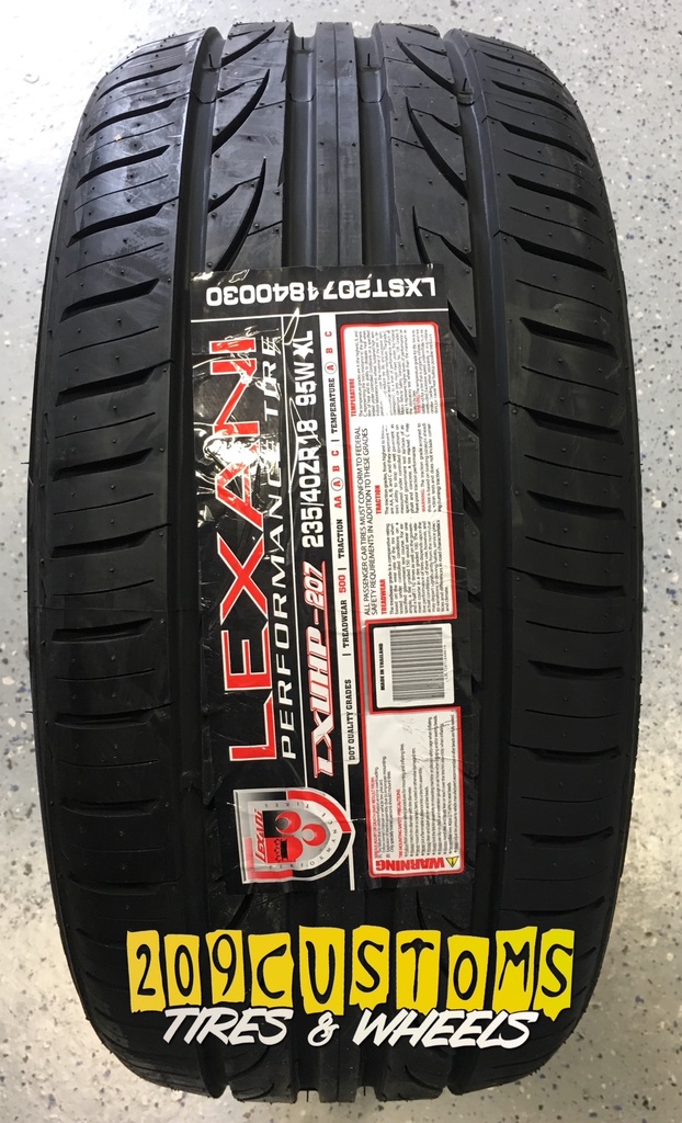 215/35ZR18 LEXANI LXUHP-207 84W XL 500-A-A 55K + ROAD HAZARD