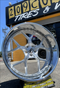 24" "IN STOCK" FORGIATO QUADRI 3 PIECE WHEELS 24X9 + 24X10 5X120.65 FITS CHEVELLE + CUTLASS (TIRES INCLUDED) (FINANCING AVAILABLE)