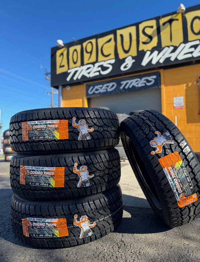 LT265/75R16 COSMO EL TIGRE A/T 123/120S 10PLY 55K+ ROAD HAZARD