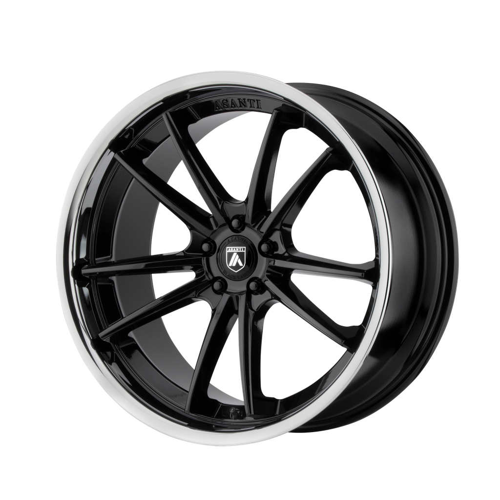 ABL23 22X10.5 5X115 G-BLK CHR LIP 25MM