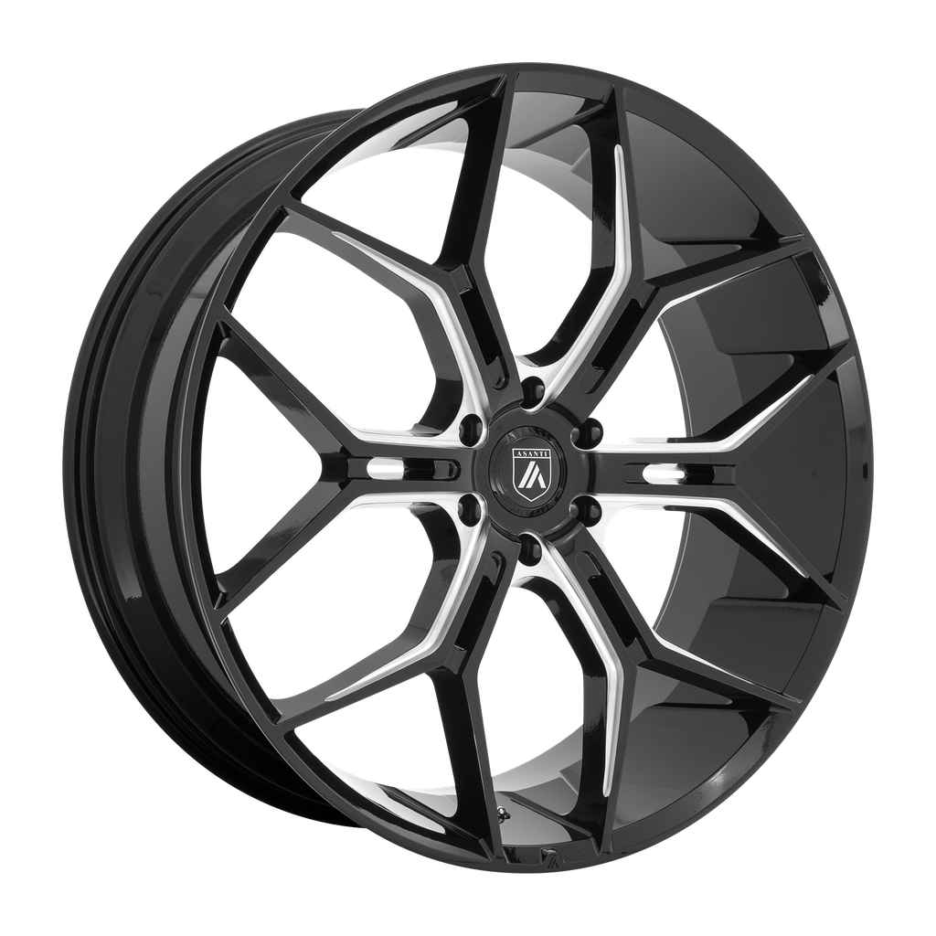 ABL38 22X9.5 6X5.5 G-BLK MILL 38MM