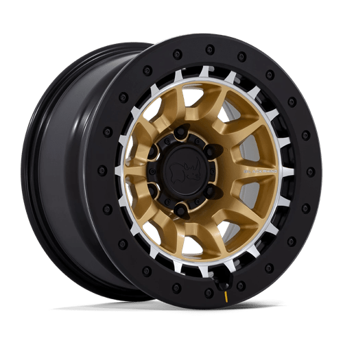 TUSK 17X8.5 5X5 71 -10 M-GOLD-MCH
