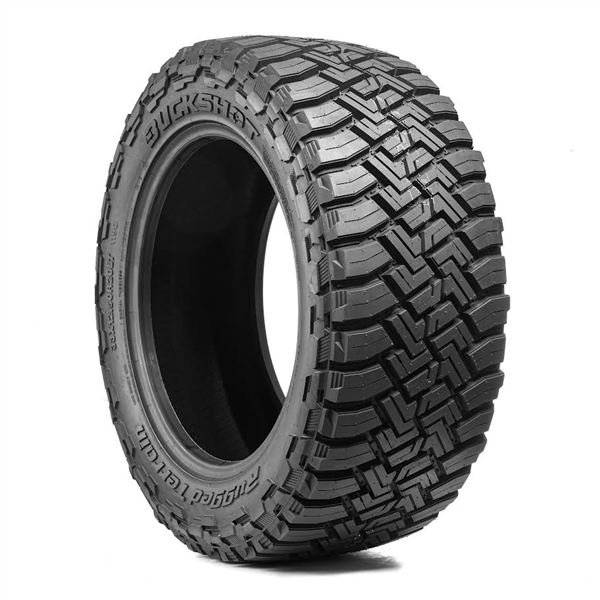 LT275/55R20 BUCKSHOT R/T 10PLY 120/117Q BLK 80psi***50K****+ROAD HAZARD