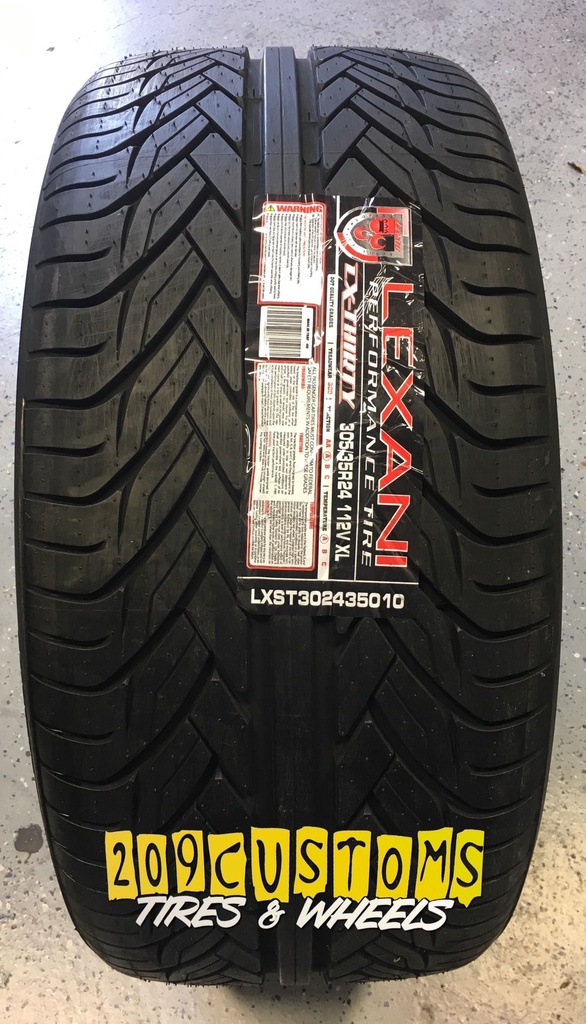 315/40R26 LEXANI LX-THIRTY 120V XL 320-A-A 30K + ROAD HAZARD