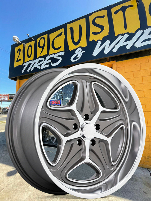 SET OF 4 22" FOOSE MERLOT F172 22X9 + 22X10.5 5X120.65 CHEVELLE MONTE CARLO CUTLASS (WHEELS ONLY)