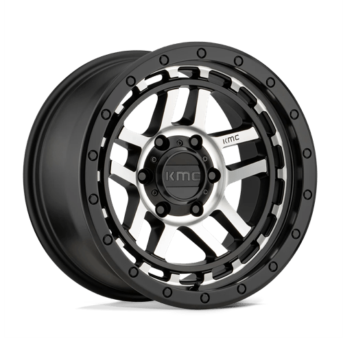 KM540 17X8.5 6X120 S-BLK MACH 18MM