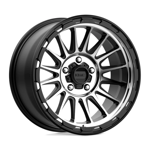 KM542 18X9 5X5.0 S-BLK MACH 00MM