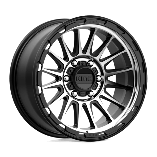 KM542 18X9 6X5.5 S-BLK MACH 00MM