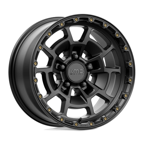 KM718 17X8.5 5X5.0 S-BLK 00MM