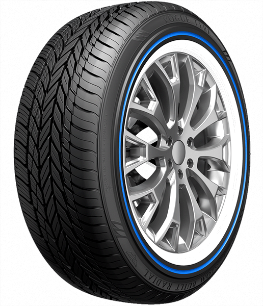 245/45R19 VOGUE CUSTOM BUILT RADIAL VIII 102V XL WHITE/BLUE STRIPE