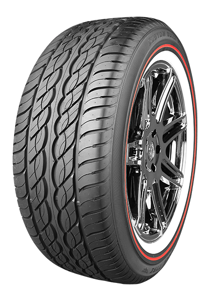 285/45R22 VOGUE CUSTOM BUILT RADIAL SCT2 WHITE/RED 114H XL