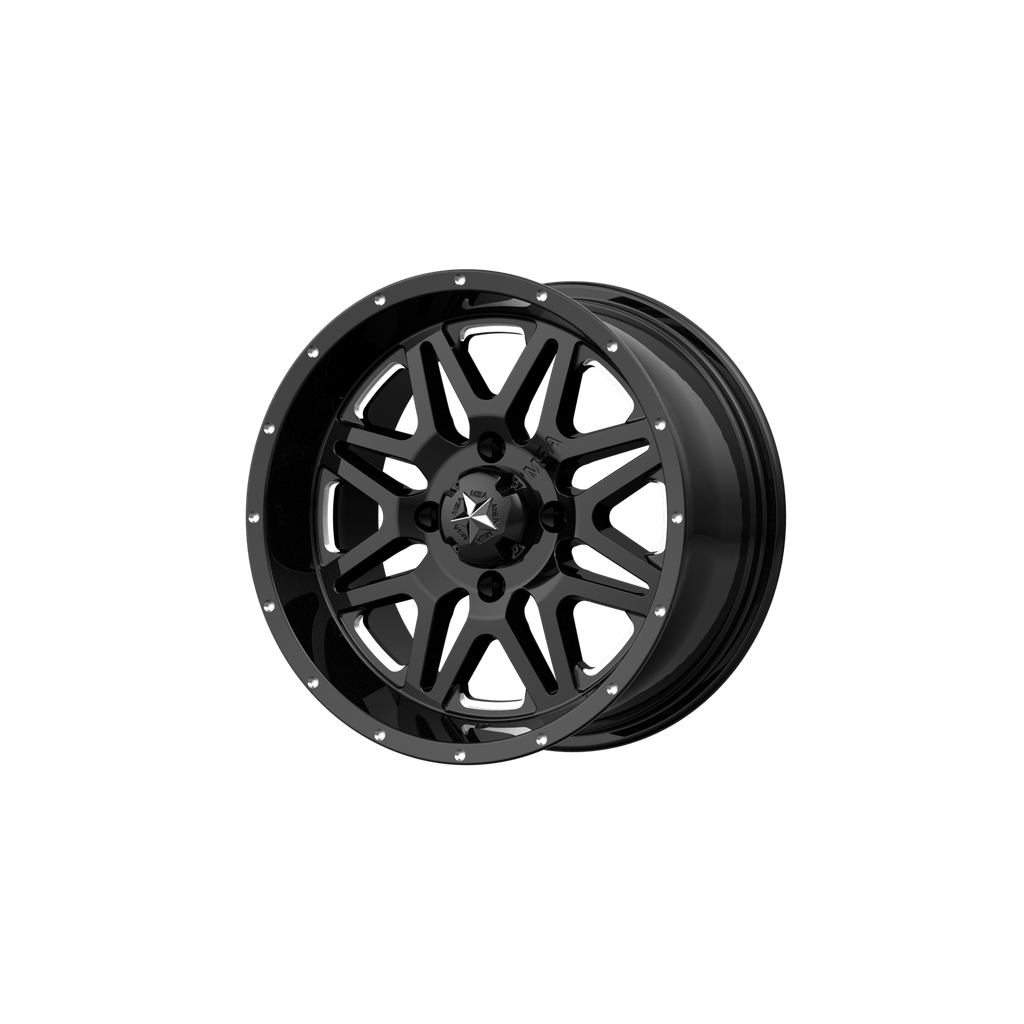 M26 VIBE 14X7 4X137 MILLED G-BLACK 00MM