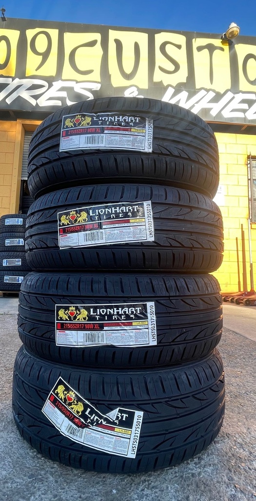 215/45R17 LIONHART LH-503 91W XL 420AA M+S**40K**+ROAD HAZARD