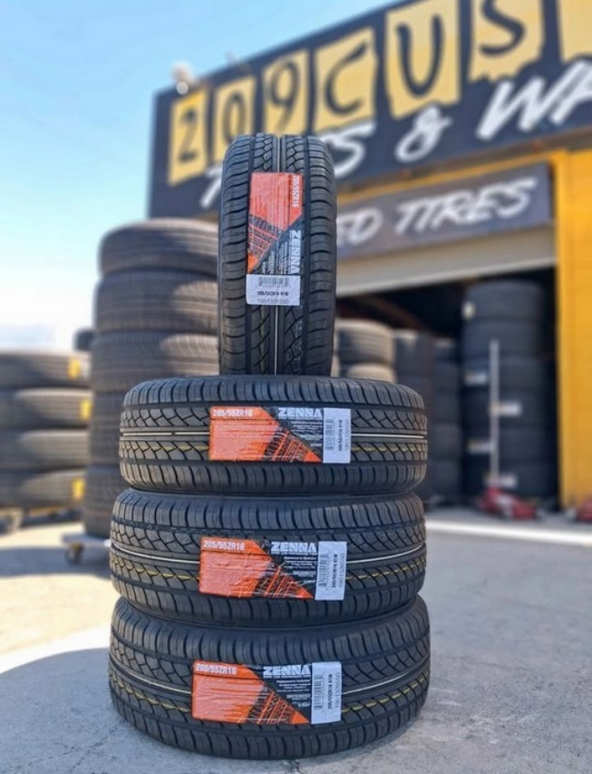 225/40ZR18 ZENNA SPORT LINE 92W XL M+S 420-A-A 60K + ROAD HAZARD