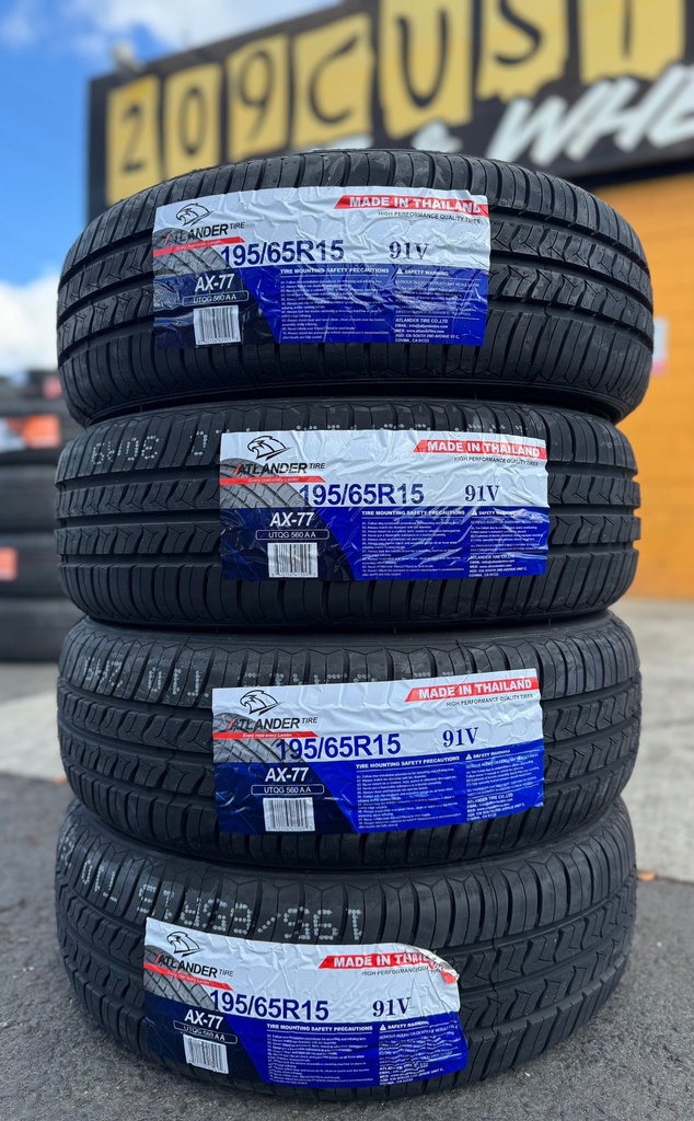 195/60R15 ATLANDER AX77 88V 560AA***50K***