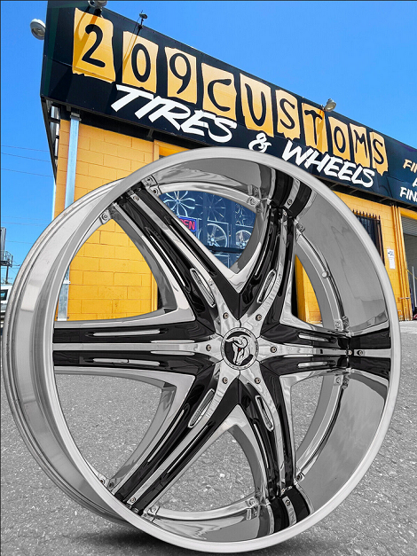 28 " Diablo Elite Chrome wheels ANY BOLT PATTERN 5X127 5X139.7 6X139.7 5X120.65