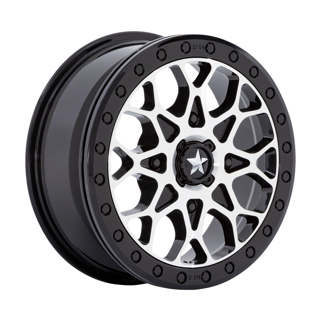 PORTAL UTV BL 15X6 4X137 G-BLK MACH +38