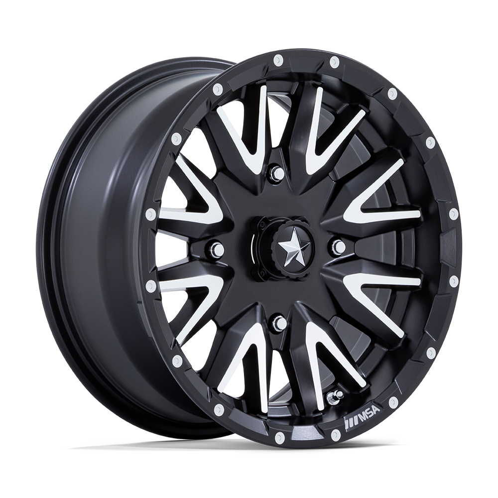 CREED UTV 16X7 4X137 96 +10 M-BLK MCH