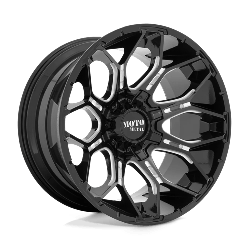 MO808 22X12 5X5.0/5.5 G-BLK MILL -44MM