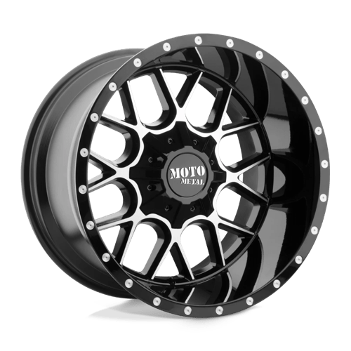 MO986 22X12 5X5.0/5.5 G-BLK MACH -44MM