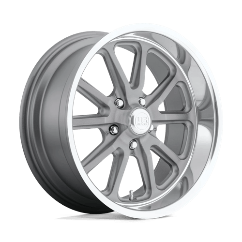 US MAGS RAMBLER 18X9.5 5X120 +01MM 72.56 GUNMETAL W/DIAMOND CUT LIP