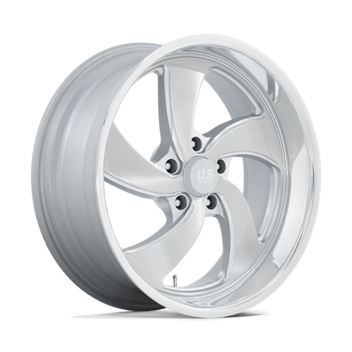 US MAGS DESPERADO 20X9.5 5X5 78 BMD (R) SILVER BRUSHED W/ DIAMOND CUT LIP