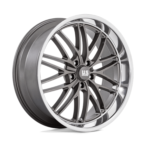 US MAG SANTA CRUZ 22X9 5X5 +15MM 78.1 ANTHRACITE W/ DIAMOND CUT LIP