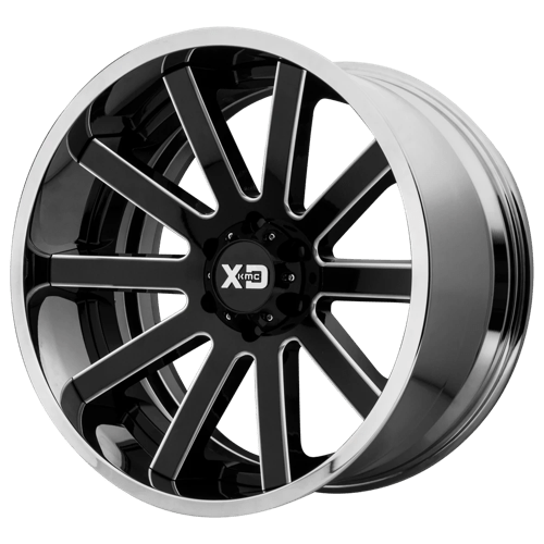 XD200 20X12 5X5.0 G-BLK/MILL CHR -44MM