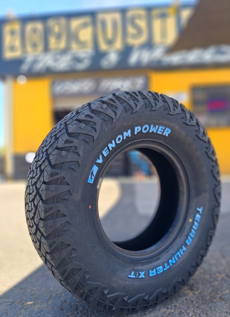 255/70R17 VENOM TERRAIN HUNTER X/T2 112T 500AB RWL M+S***50K+ROAD HAZARD**RAISED WHITE LETTER