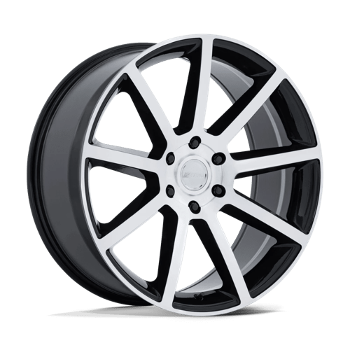 P6E 22X9.5 6X5.5 106 +25 G-BLK MCH-FC