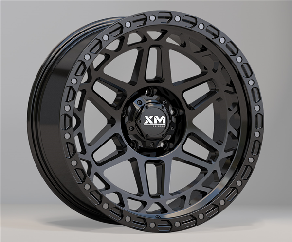 XTREME MUDDER XM-700 17X9+0 6X139.7 C.B 106.20 GLOSS BLACK