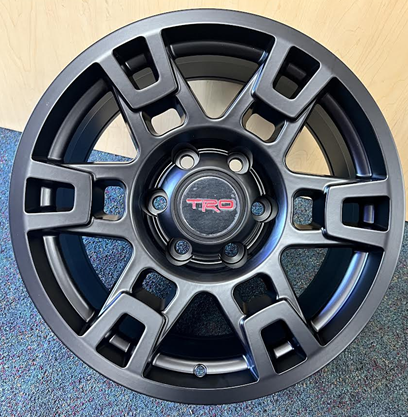TRD 2296 SEMA SPYDER REPLICA 17X8+0 6X139.7 CB-110.1 SATIN BLACK