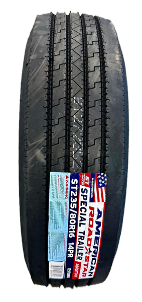 ST 235/80R16 AMERICAN ROADSTAR 129/125N***ALL STEEL*** ( 14 PLY ) ** 110 PSI **