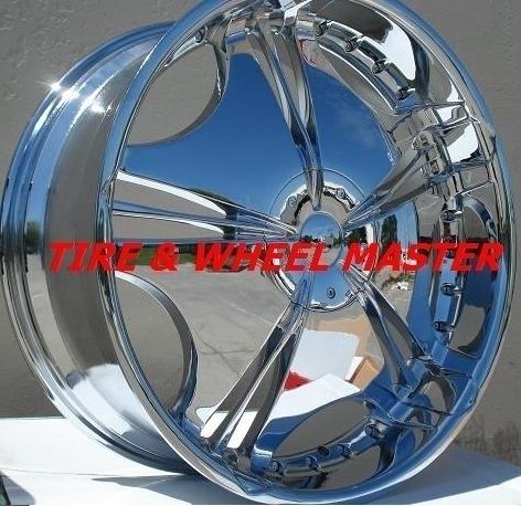 F5-90 24X10+13 5X127+5X135 CHROME