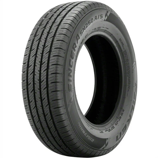 215/55R17 FALKEN SINCERA SN250 A/S 94T SL M+S 720AB**80K**+ROAD HAZARD