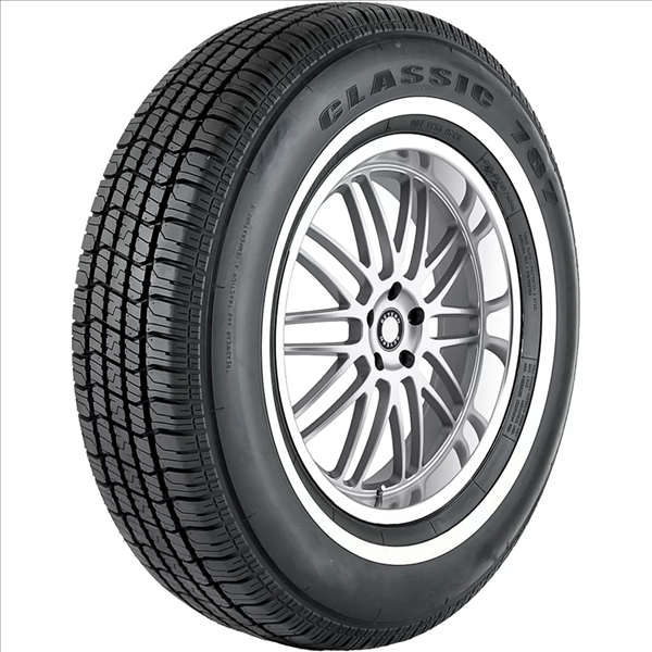 P215/75R15 OMNI CLASSIC 787 100S M+S 440AB 18.67mm WSW**WHITE WALL**+ROAD HAZARD