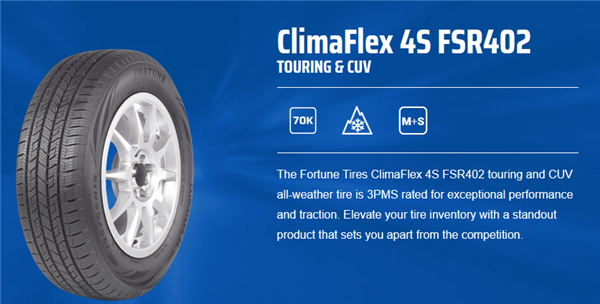 205/55R17 FORTUNE CLIMAFLEX 4S FSR402 95H XL M+S 700A-A 70K
