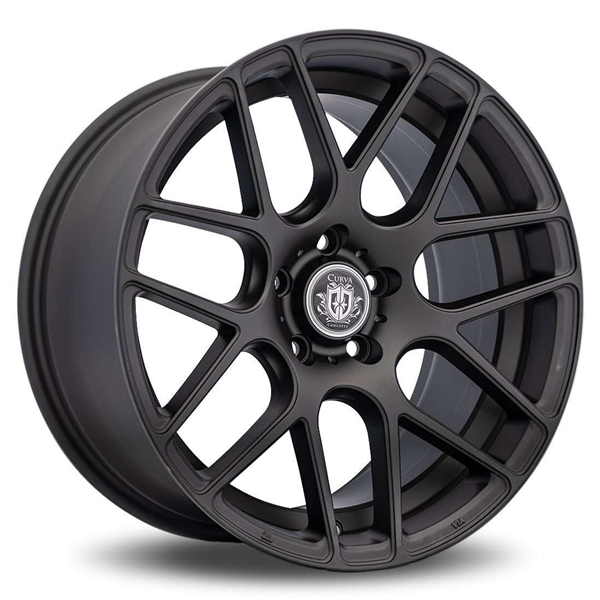 18X9 C7 5X120 +35 CB73.1 MATTE BLACK