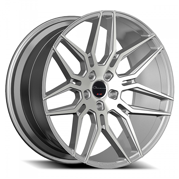 20X9 5X114.3 +35 C.B-73.1 (MS) GLOSS SILVER W/ MACHINED FACE BOGOTA(GIOVANNA)