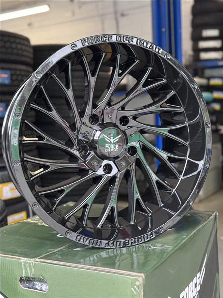 20X10 FORCE F50 5X139.7/5X5.5/5X150 -12MM C.B:110.3 GLOSS BLACK