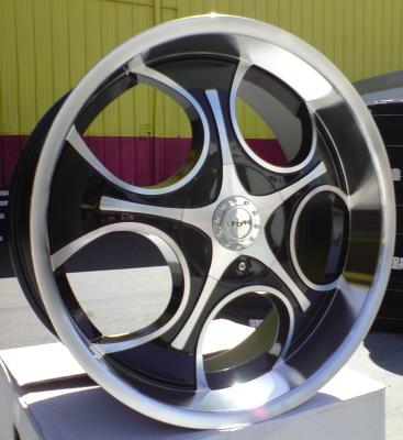 22X9.5 MASSA 213MB BLK/MACH 6X5.5+35