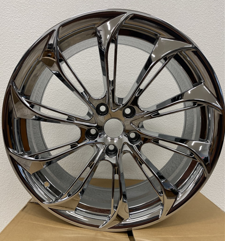 AE-106 NANO CHROME 20X9.0 5X4.5 +30 +64.1 *FORGED 1 PC.* (NO CENTER CAPS) CALL FOR CAP SIZE