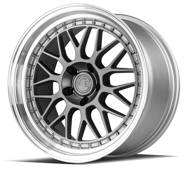 AODHAN-AH02 HYPER BLACK/MACHINE LIP 18X8.5 5X4.5 +35 +73.1 *DUAL PHASE FORGING CONSTRUCTION* DPF ?