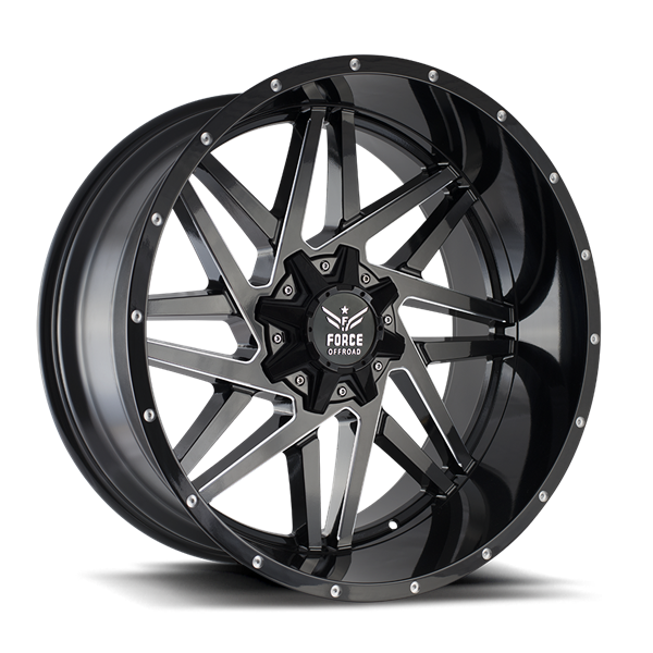 F01 22X12 5X139.7/150 -44 C.B-110.3 BLK/MILLED