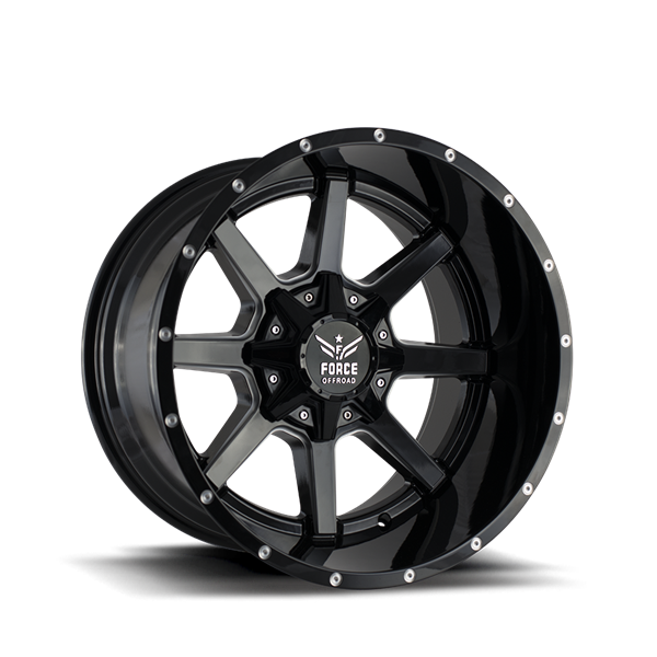 F08 20X10 5X139.7/150 -12 CB110.3 BLACK MILLED