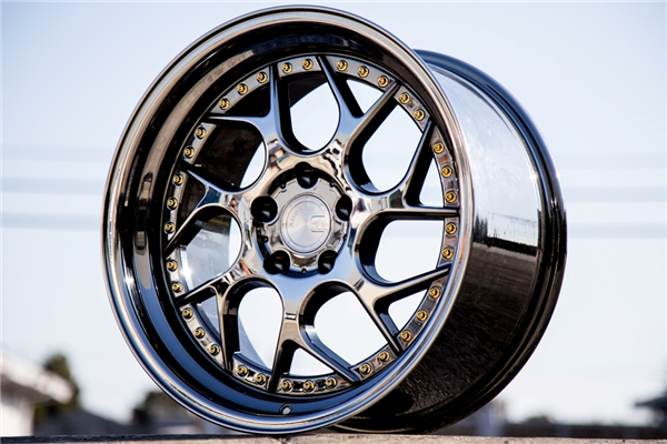 AODHAN-DS01 BLACK VACUUM W/ GOLD RIVETS 19X10.5 5X4.5 +22+73.1